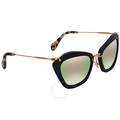 miu miu rose gold mirror sunglasses|Rose Gold Lenses Miu Miu Runway Sunglasses .